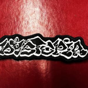 DYSTOPIA...  Embroidered Patch  (grindcore)    U.S.A   4520
