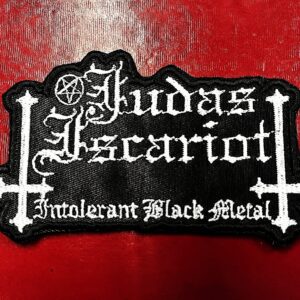 JUDAS ISCARIOT...  Embroidered Patch  (black metal)    U.S.A   4521