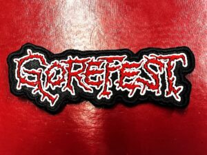 GOREFEST...  Embroidered Patch  (death metal)    Netherlands   4517