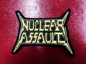 NUCLEAR ASSAULT...  Embroidered Patch  (thrash metal)    U.S.A   4512