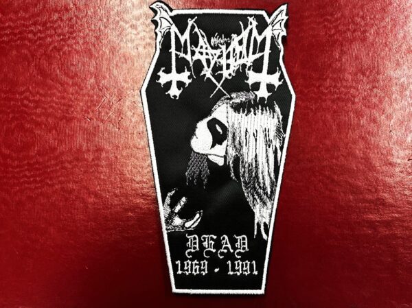 MAYHEM...  Embroidered Patch  (black metal)    Norway   4545
