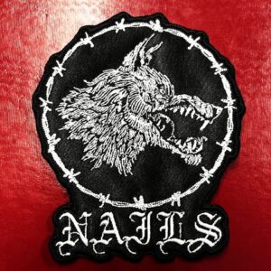 NAILS...  Embroidered Patch  (hardcore)    U.S.A   4550