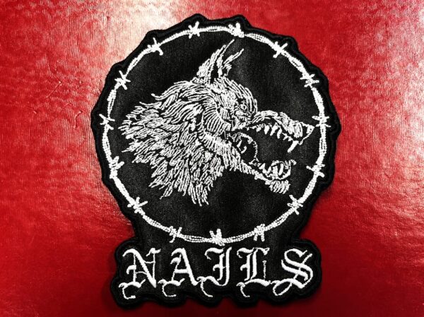 NAILS...  Embroidered Patch  (hardcore)    U.S.A   4550