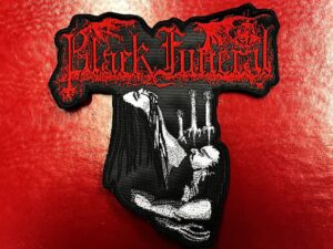 BLACK FUNERAL...  Embroidered Patch  (black metal)    U.S.A   4548