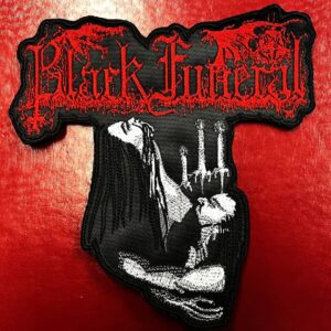 BLACK FUNERAL...  Embroidered Patch  (black metal)    U.S.A   4548