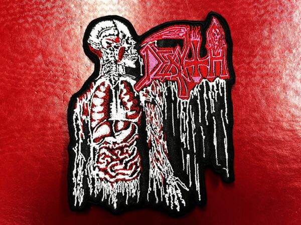 DEATH...  Embroidered Patch  (death metal)    U.S.A   4542
