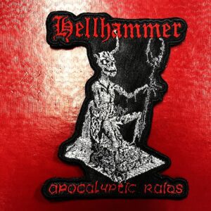 HELLHAMMER...  Embroidered Patch  (epic black)    Switzerland   4546