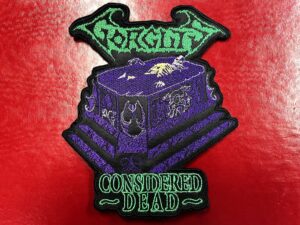 GORGUTS...  Embroidered Patch  (death metal)    Canada   4547