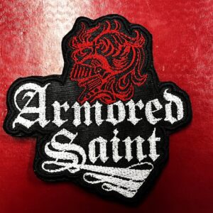 ARMORED SAINT...  Embroidered Patch  (heavy metal)    U.S.A   4587