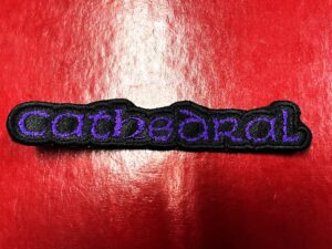 CATHEDRAL...  Embroidered Patch  (doom metal)    U.K   4573