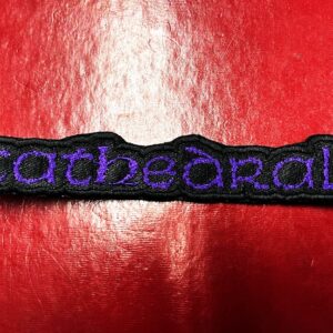 CATHEDRAL... Embroidered Patch (doom metal) U.K 4573