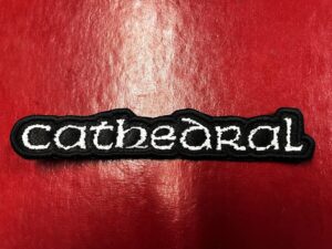 CATHEDRAL...  Embroidered Patch  (doom metal)    U.K   4559