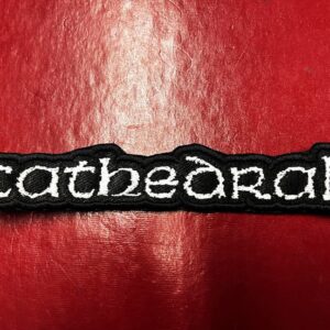 CATHEDRAL... Embroidered Patch (doom metal) U.K 4559