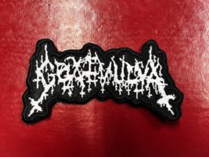 GOAT VULVA...  Embroidered Patch  (black metal)    Finland   4564