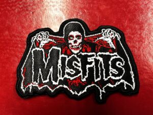 MISFITS...  Embroidered Patch  (thrash punk)    U.S.A   4583