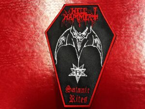 HELLHAMMER...  Embroidered Patch  (epic black)    Switzerland   4581