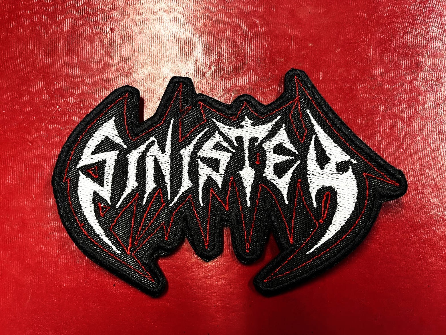 SINISTER... Embroidered Patch (black death) Netherlands 4552