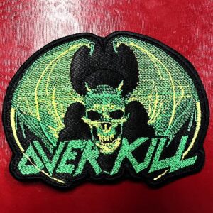 OVERKILL...  Embroidered Patch  (thrash metal)    U.S.A   4576