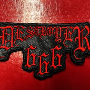 DESTROYER 666...  Embroidered Patch  (black thrash)    Australia   4560