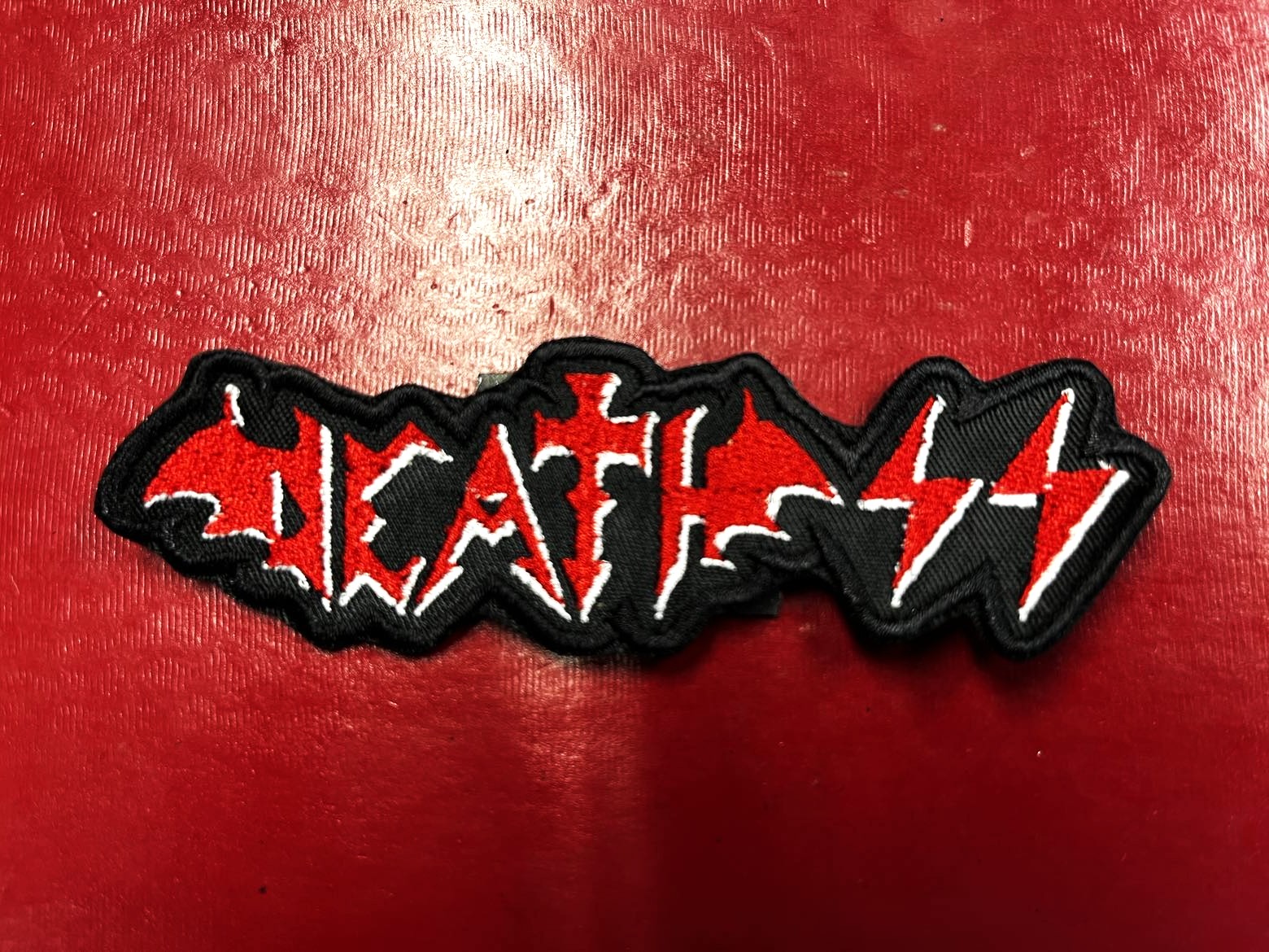 DEATH SS... Embroidered Patch (shock rock) Italy 4558