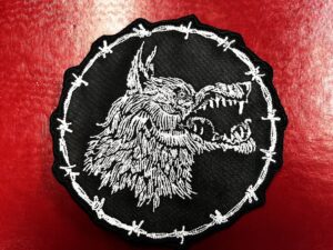 NAILS...  Embroidered Patch  (hardcore)    U.S.A   4588