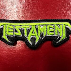TESTAMENT... Embroidered Patch (Thrash Metal) U.S.A 2909