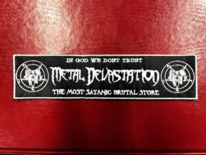 METAL DEVASTATION...   Embroidered Patch   (black metal)   U.S.A.   096