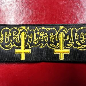 GROTESQUE...   Embroidered Patch   (black death)   Sweden   2960