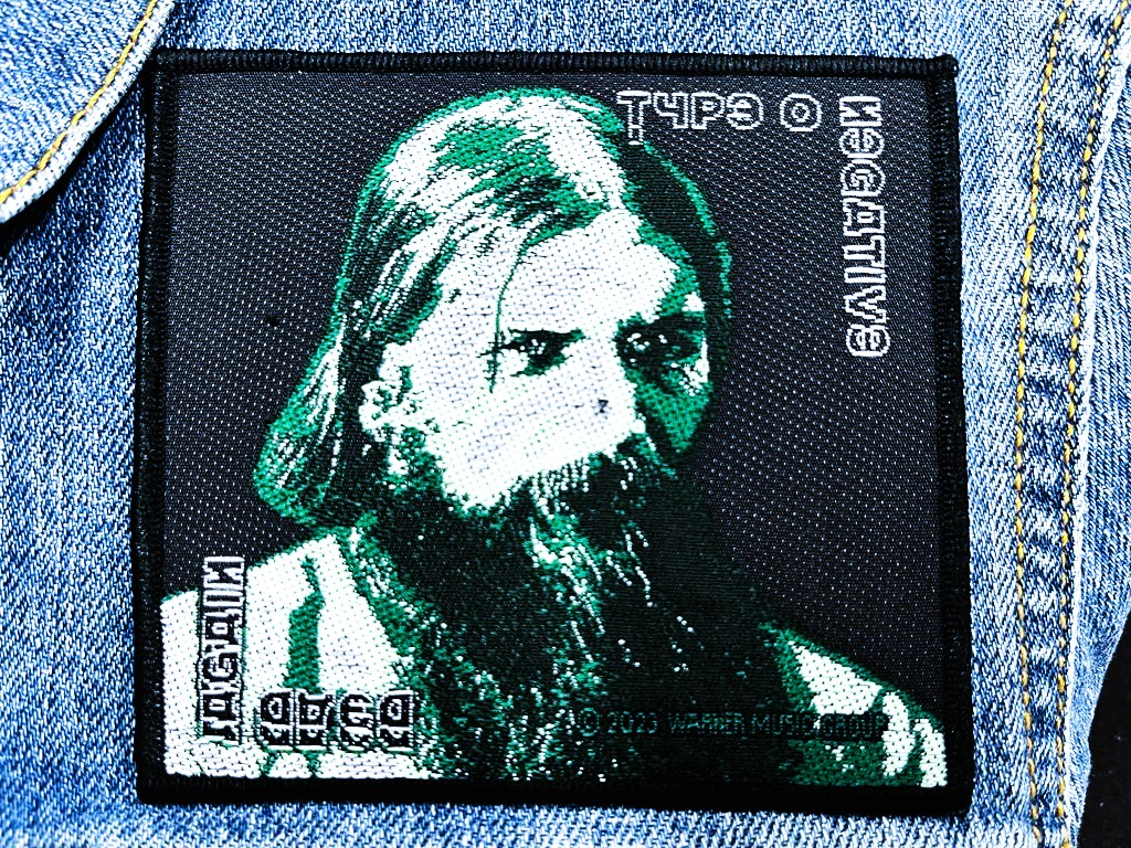 TYPE O NEGATIVE... Official Woven Patch (gothic doom) U.S.A (4102)