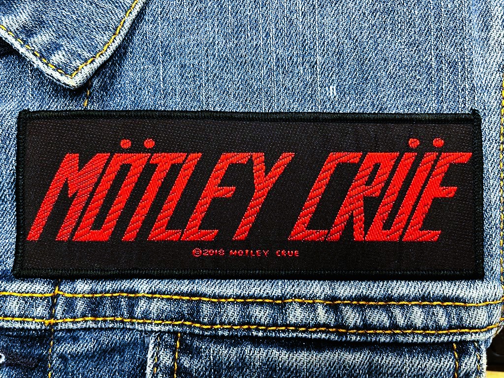 MOTLEY CRUE... Official Woven Patch (hard rock) U.S.A (1271)