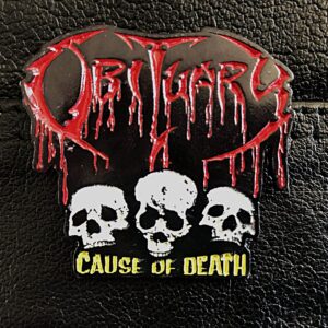 OBITUARY...   Metal Pin / Badge  (death thrash)    U.S.A   697