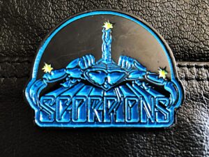 SCORPIONS...  Metal Pin / Badge  (heavy metal)  Germany   729