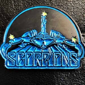 SCORPIONS...  Metal Pin / Badge  (heavy metal)  Germany   729