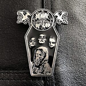 DENIAL OF GOD...  Metal Pin / Badge  (black metal)  Denmark    703