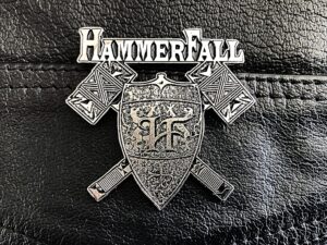 HAMMERFALL...  Metal  Pin / Badge  (power metal)  Sweden   725