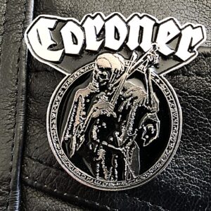 CORONER... Metal Pin / Badge (death thrash) Switzerland 710