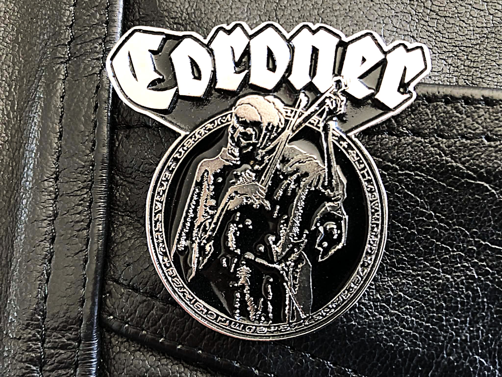 CORONER... Metal Pin / Badge (death thrash) Switzerland 710