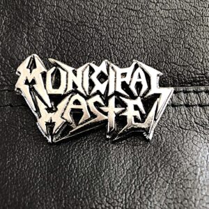 MUNICIPAL WASTE...  Metal  Pin / Badge  (crossover)   USA   017