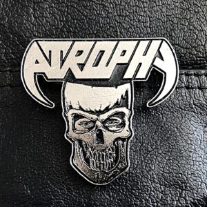 ATROPHY...  Metal  Pin / Badge  (thrash metal)   USA   713