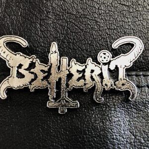 BEHERIT... Metal Pin / Badge (war metal) Finland 709