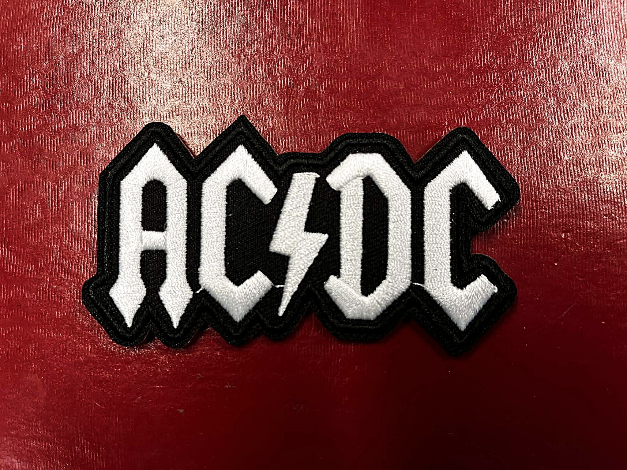 AC/DC... Embroidered Patch (hard rock) Australia 1328