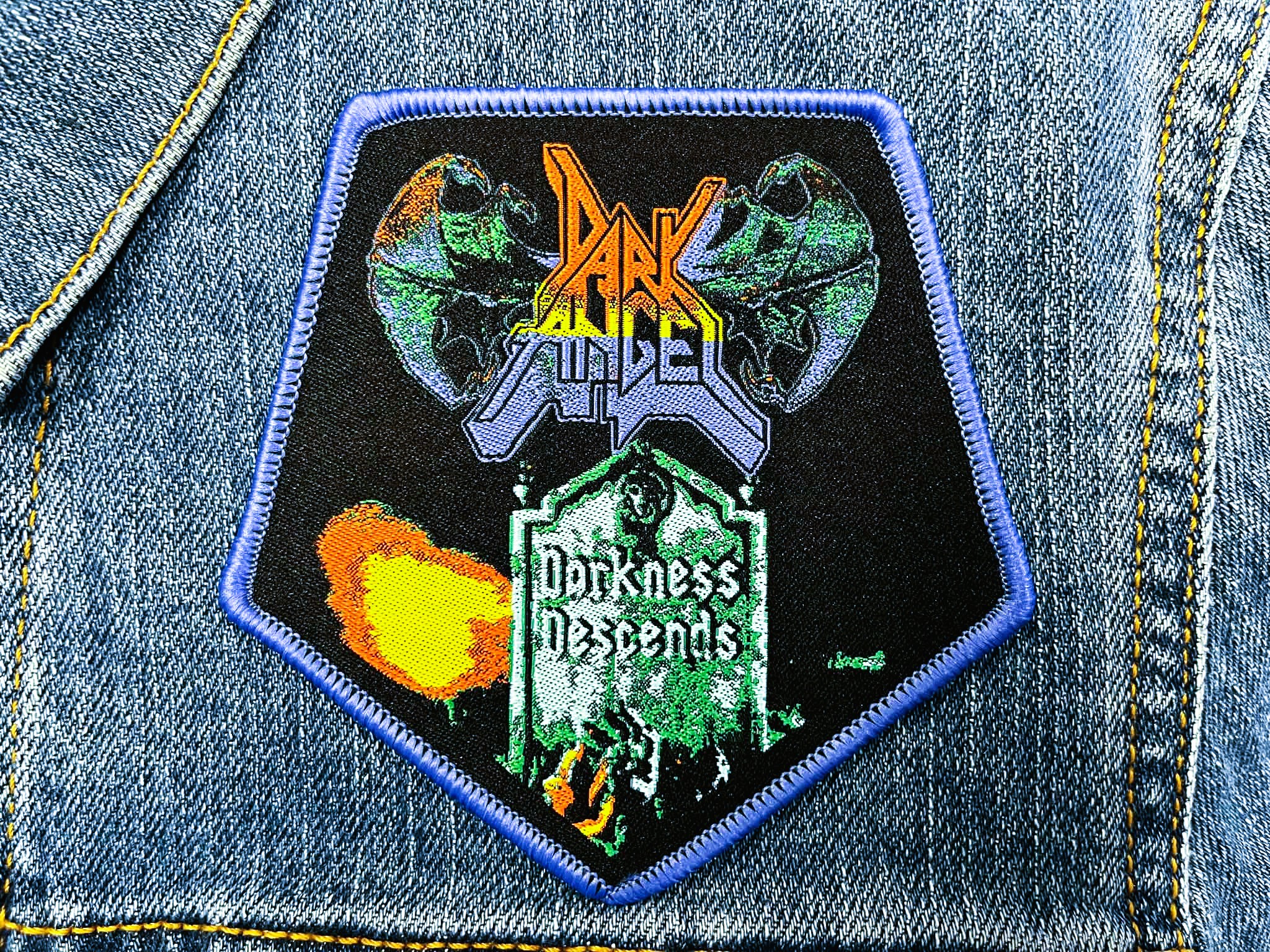 DARK ANGEL... Woven Patch (thrash metal) U.S.A 192