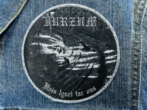 BURZUM...  Woven Patch  (black metal)   Norway   2441