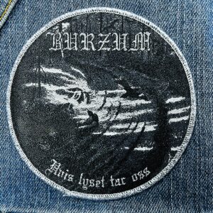 BURZUM... Woven Patch (black metal) Norway 2441