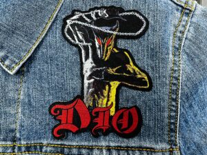 DIO...  Woven Patch (heavy metal)    U.S.A   3104