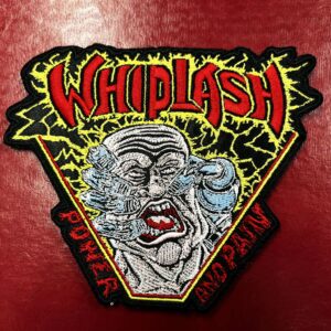 WHIPLASH...  Embroidered Patch  (thrash metal)    U.S.A  4044