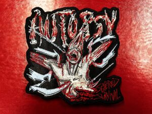 AUTOPSY...  Embroidered Patch  (death metal)    U.S.A   3003