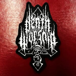 DEATH WORSHIP...  Embroidered Patch  (black death)    Germany    4630