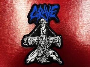 GRAVE...  Embroidered Patch  (death metal)    Sweden   2659