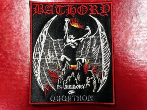 BATHORY...  Embroidered Patch  (epic black)    Sweden    1780